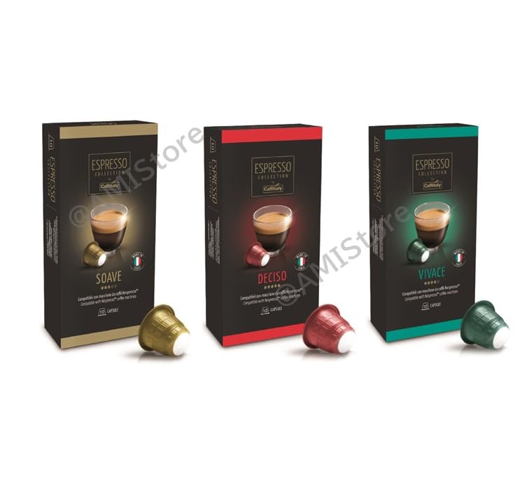 Amazon.co.jp: CAFFITALY ESPRESSO COLLECTION 3ASSORT カフェタリー